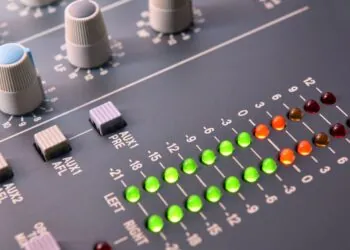 meter is marked off in groupings known as